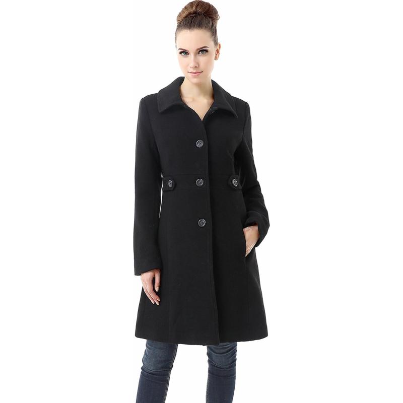 BGSD Women Heather Wool Walking Coat (Regular & Plus Size & Petite ...